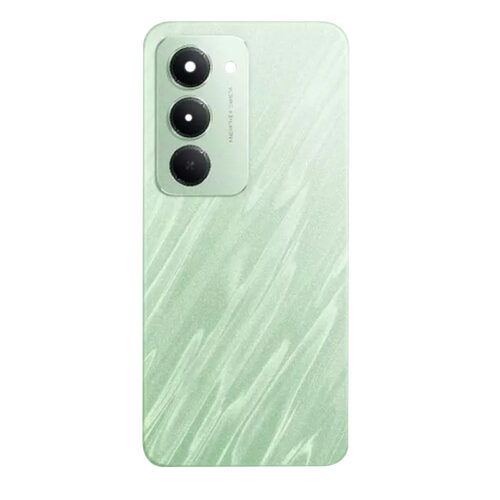 Battery Door + Battery Door Adhesive + Back Camera Lens and Bezel for Xiaomi Redmi 15 5G Ripple Green Premium