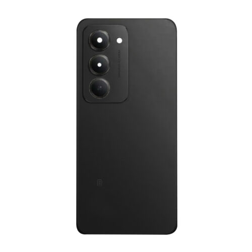 Battery Door + Battery Door Adhesive + Back Camera Lens and Bezel for Xiaomi Redmi 15 5G Midnight Black OEM