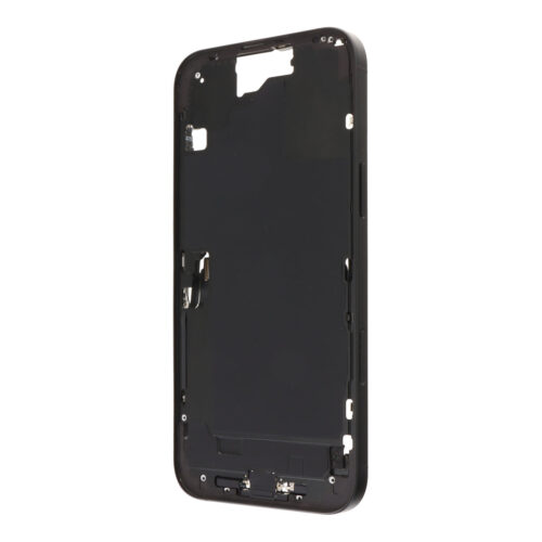 Middle Frame Assembly with Side Buttons + SIM Card Tray + Customize Button for iPhone 16 Plus European Version Black OEM