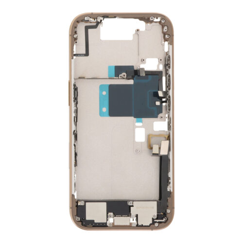 Middle Frame Assembly with Side Buttons + SIM Card Tray + Customize Button for iPhone 16 Pro European Version Desert Titanium OEM