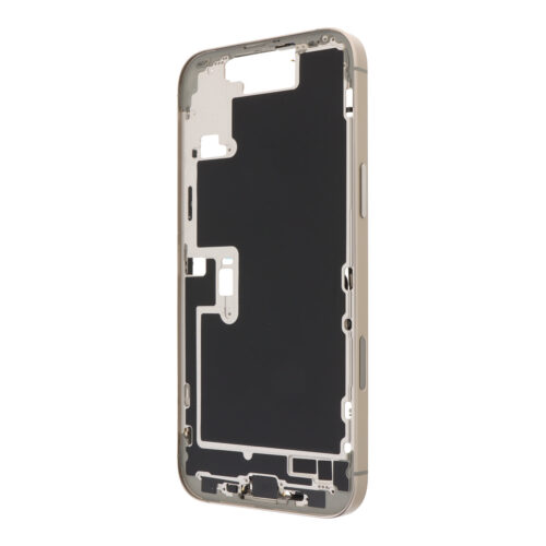 Middle Frame Assembly with Side Buttons + SIM Card Tray + Customize Button for iPhone 16 Pro Max European Version Natural Titanium OEM