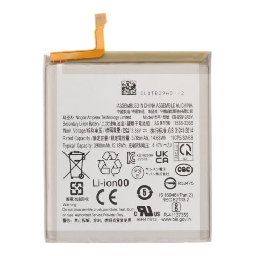 EB-BS911ABY  3900mAh Battery + Battery Adhesive for Samsung Galaxy S23 USA Version OEM