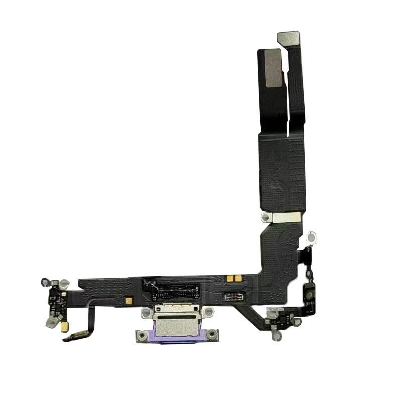Charging Port Flex Cable for iPhone 17 Lavender HQ