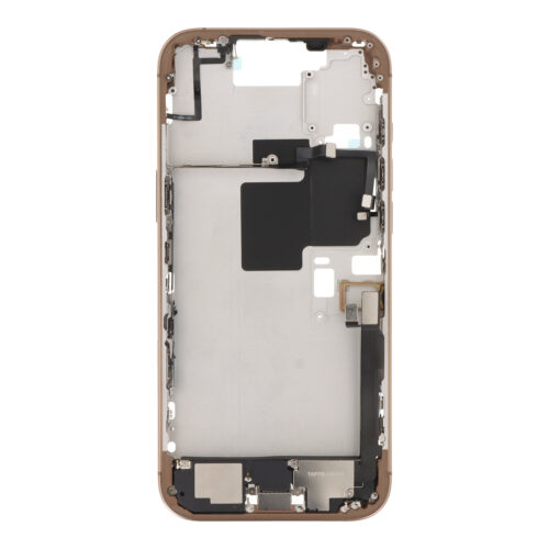 Middle Frame Assembly with Side Buttons + SIM Card Tray + Customize Button for iPhone 16 Pro Max European Version Desert Titanium OEM
