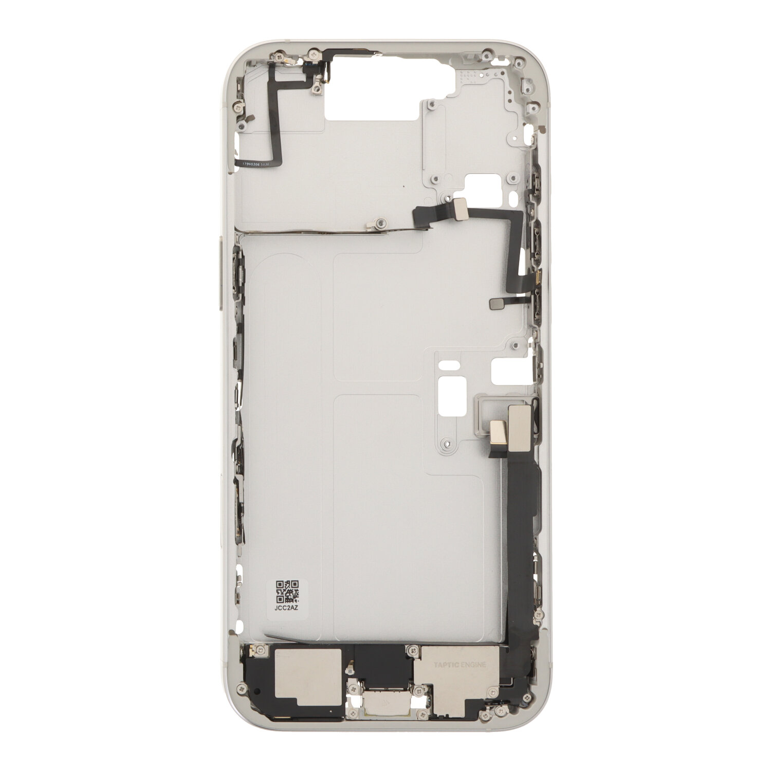 Middle Frame Assembly with Side Buttons + SIM Card Tray + Customize Button for iPhone 16 Pro Max European Version White Titanium OEM
