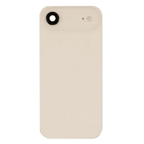 Battery Door + Back Camera Lens and Bezel with Magnetism Ring+Metal Plate+Wireless Charger Chip+Flash Light for iPhone Air Light Gold OEM