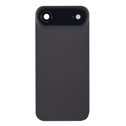 Battery Door + Back Camera Lens and Bezel with Magnetism Ring+Metal Plate+Wireless Charger Chip+Flash Light for iPhone Air Space Black OEM