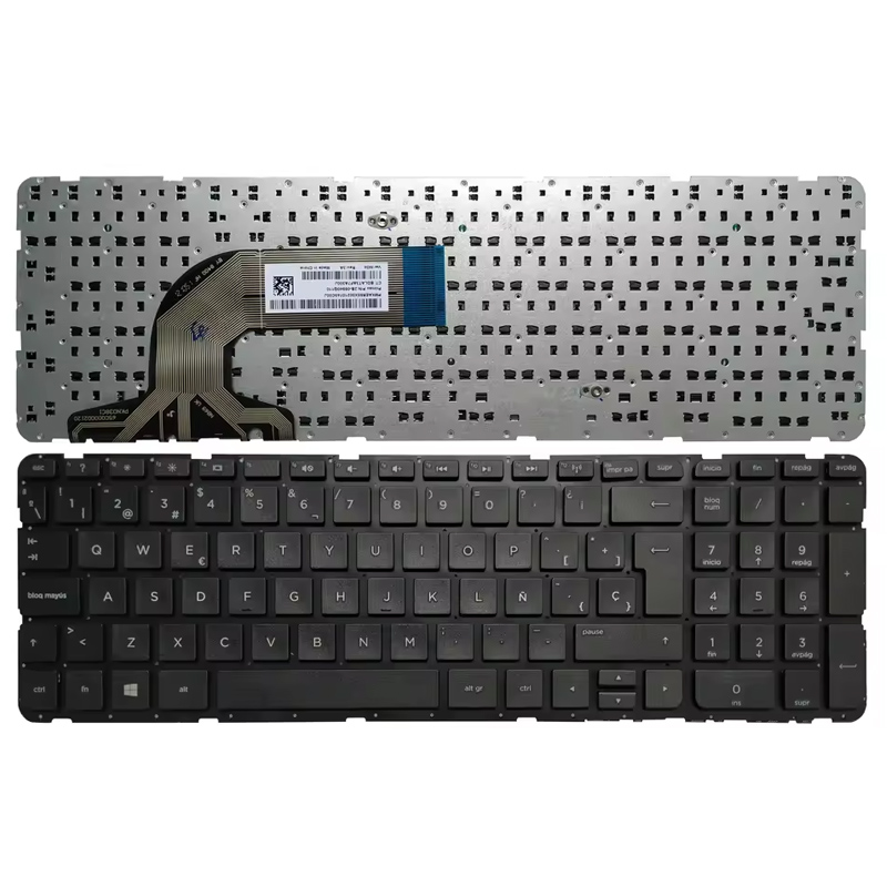 Keyboard for HP Pavilion 15/256 G3/256 G2/250 G3/250 G2 15-E/15-N Spanish Version Black Premium