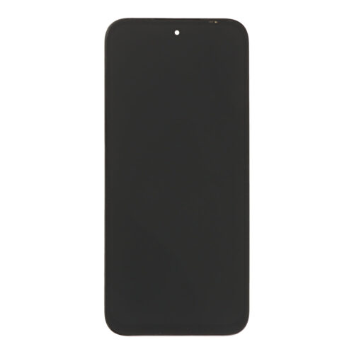 Screen Replacement With Frame for Honor X6c Black Premium(Third Party Glued)