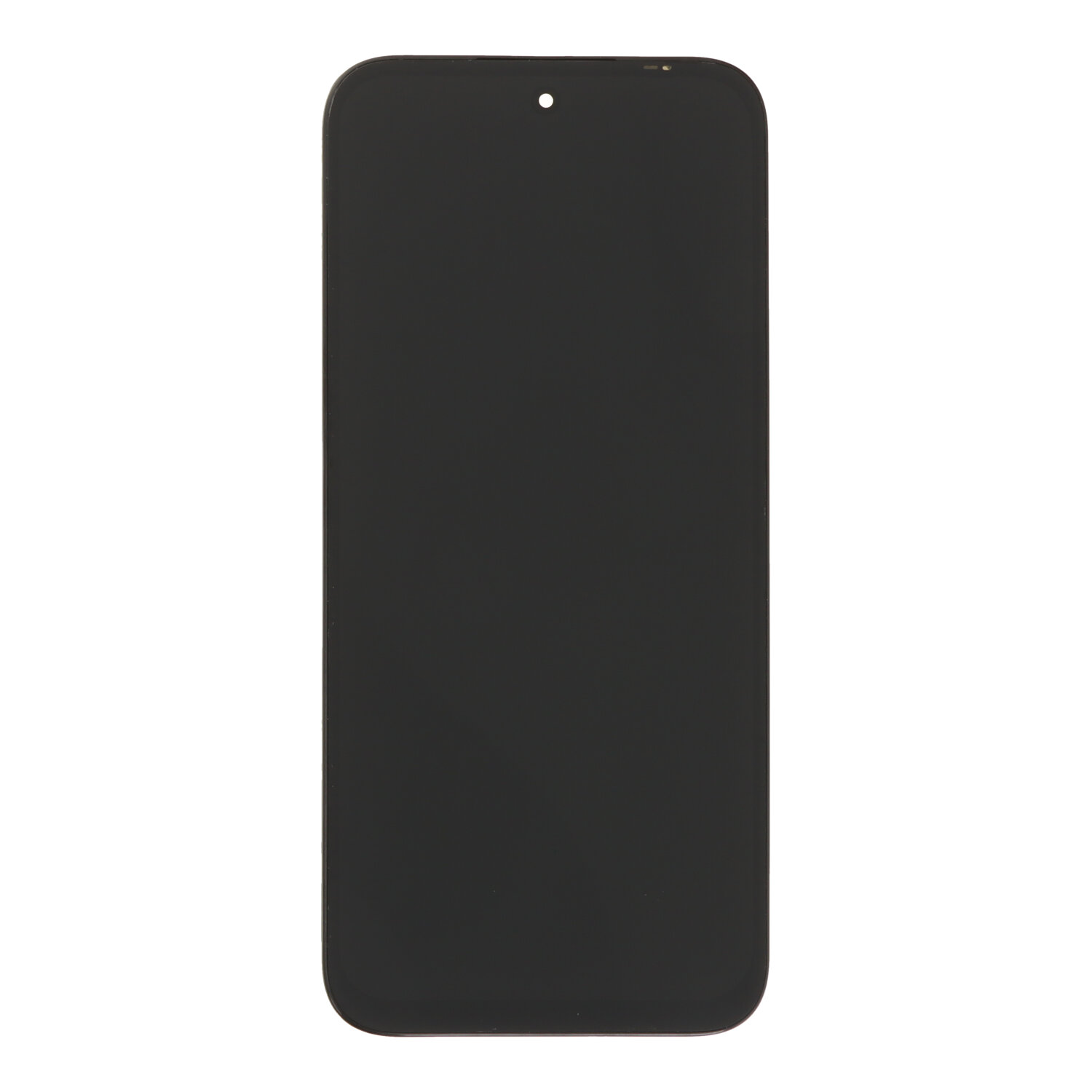 Screen Replacement With Frame for Honor X6c Black Premium(Third Party Glued)