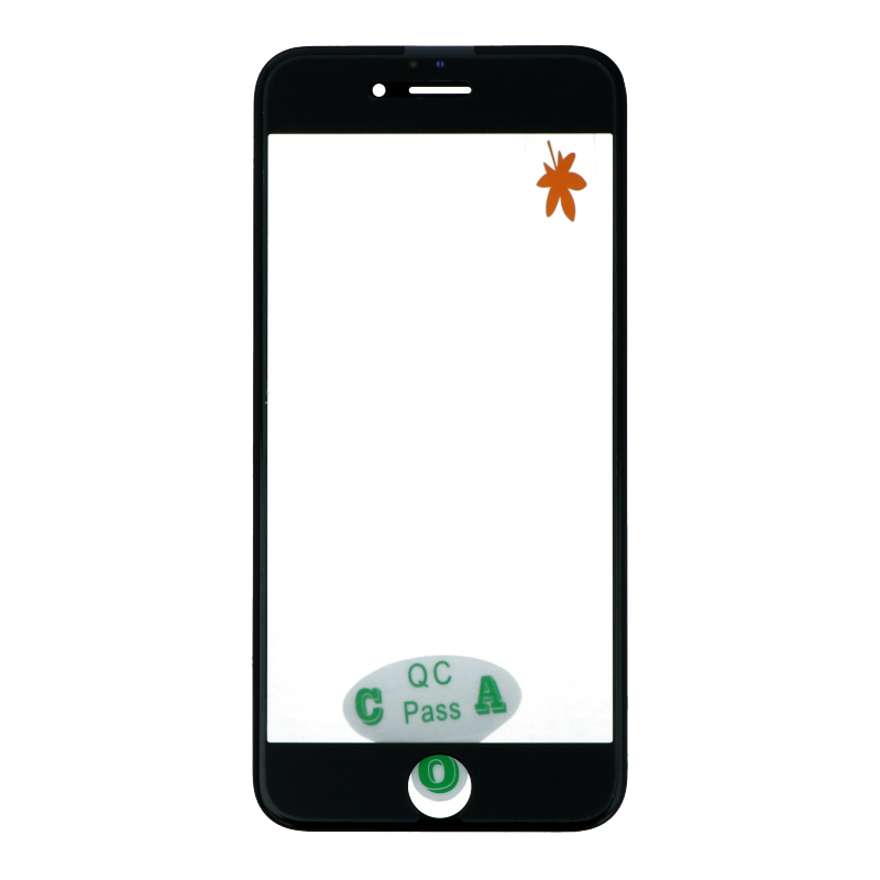 Glass Lens With Frame&OCA for iPhone 6S Black OEM