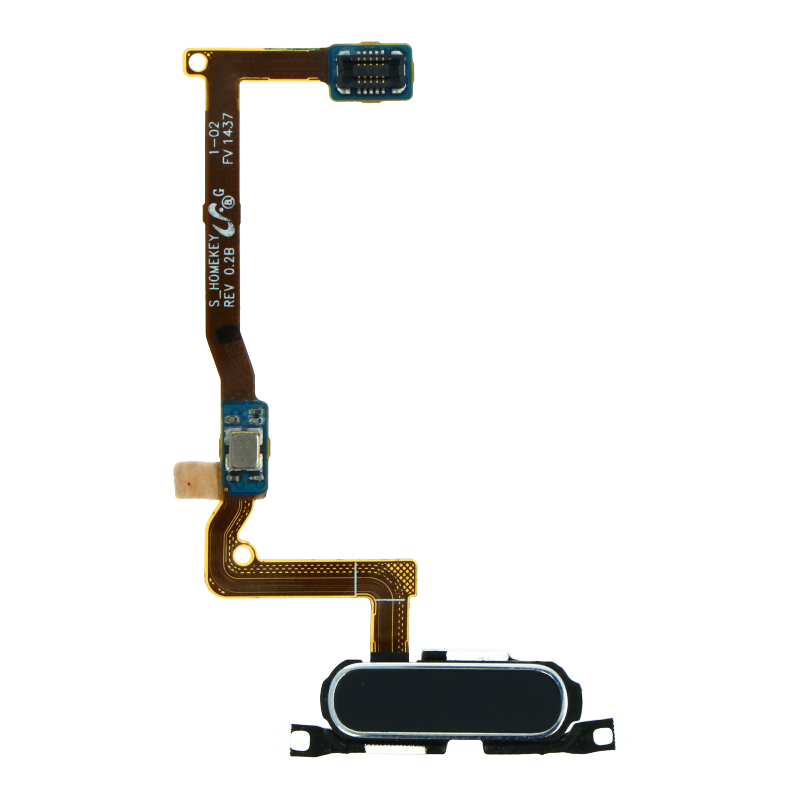 Fingerprint Sensor Flex Cable for Samsung Galaxy Alpha G850 Black Pulled