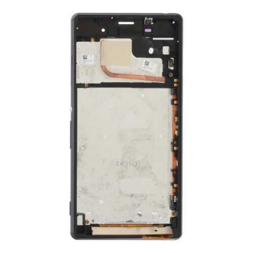 Screen Replacement With Frame for Sony Xperia Z3 Single Card Version Black Refurb