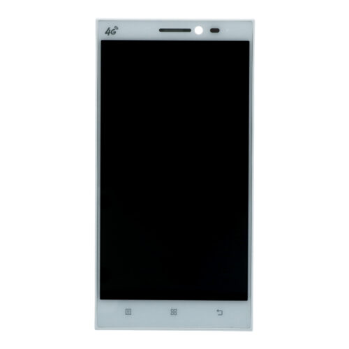 Screen Replacement With Frame for Lenovo Vibe Z2 White Premium(Third Party Glued)