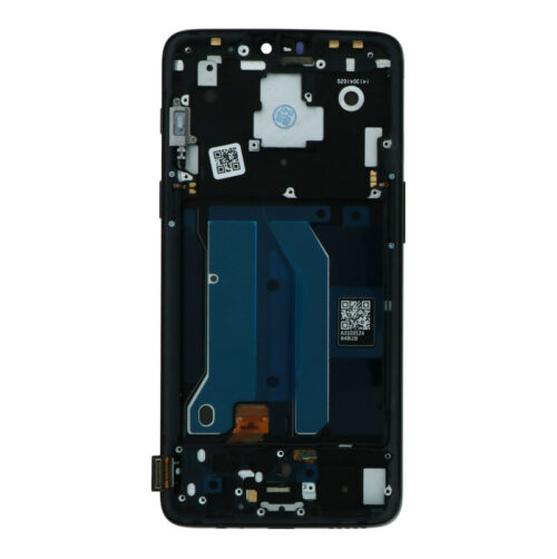 Screen Replacement With Frame for OnePlus 6 Rock Black OEM