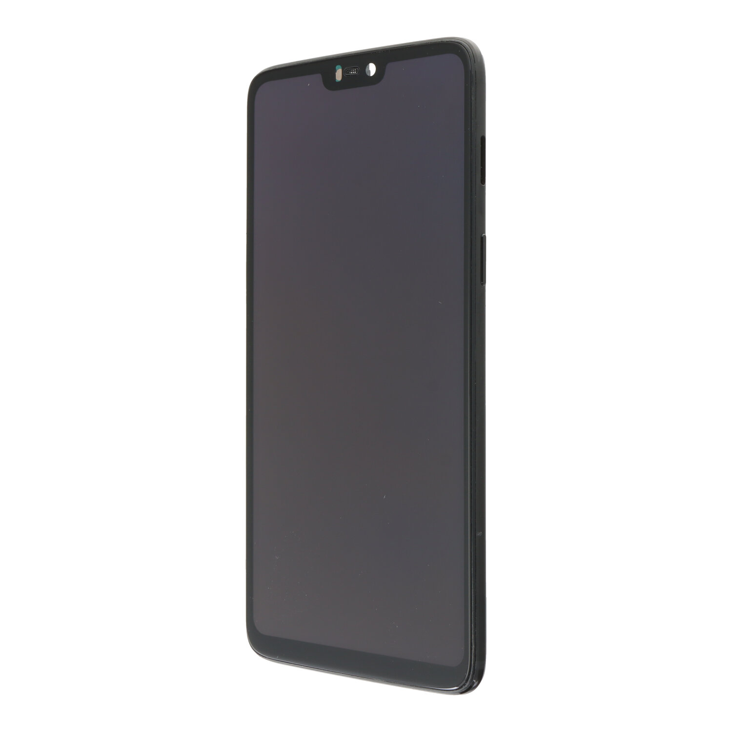 Screen Replacement With Frame for OnePlus 6 Bright black Pulled
