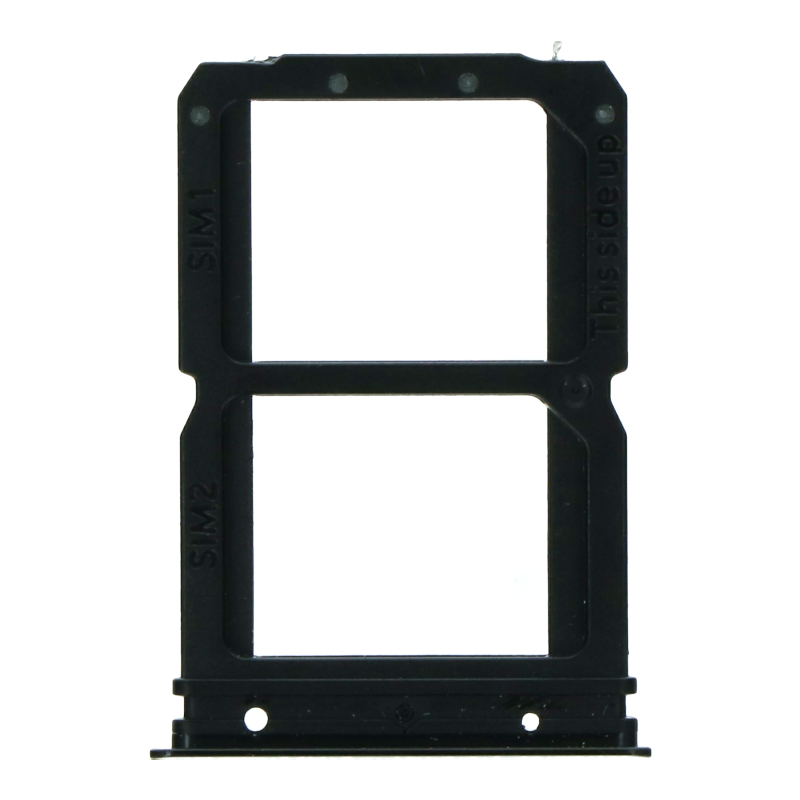 SIM Card Tray for OnePlus 6T Dual Card Version Rock Black Premium