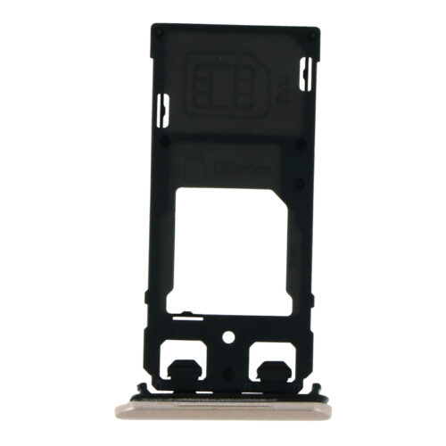 SIM Card Tray with Card Cap for Sony Xperia X Dual Card Version Rose Gold Premium