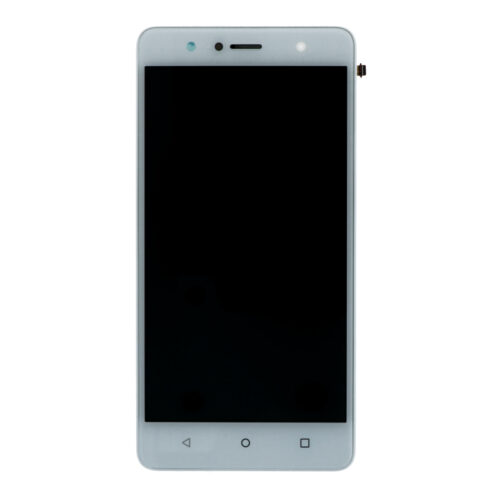 Screen Replacement With Frame for Lenovo K8 Plus White Premium(Third Party Glued)