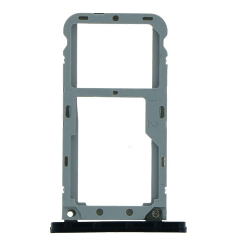 SIM Card Tray for Asus Zenfone Live ZB501KL Dual Card Version Black Premium
