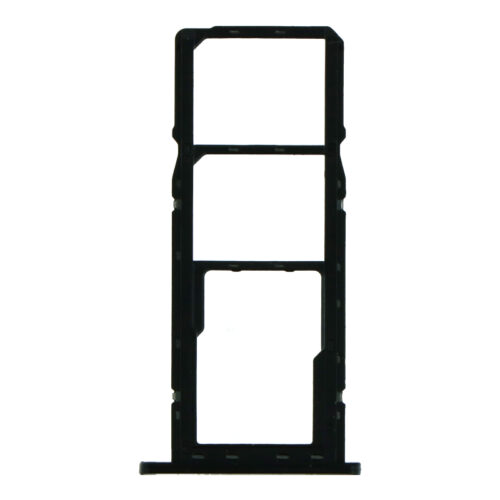SIM Card Tray for Motorola Moto G7 Play Dual Card Version Black Premium
