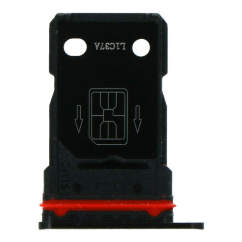 SIM Card Tray for OnePlus 8 Pro Dual Card Version Black Premium