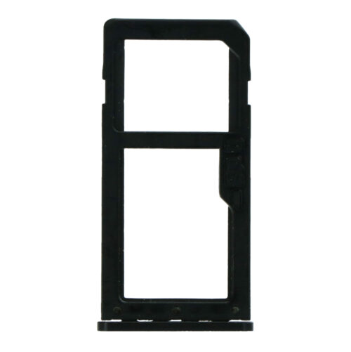 SIM Card Tray for Nokia 6.1 Dual Card Version Black Premium