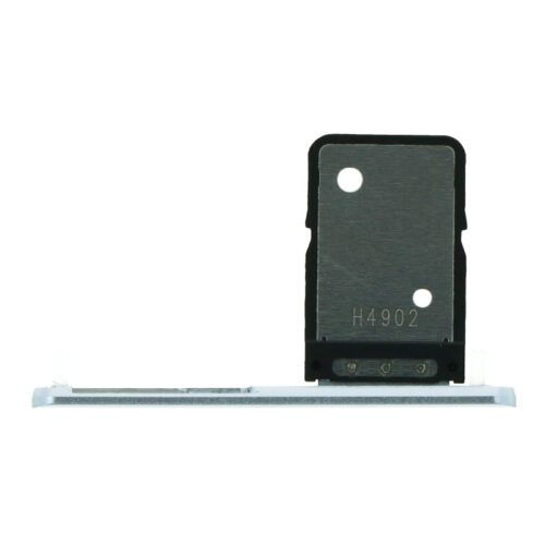 SIM Card Tray with Card Cap for Sony Xperia XA2 Plus Single Card Version Silver Premium