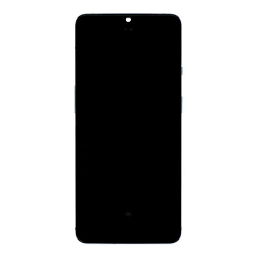 Screen Replacement With Frame for OnePlus 7T Blue Premium(Third Party Glued)