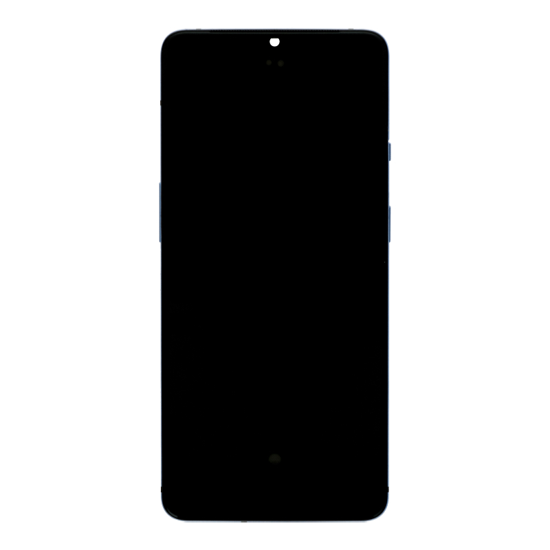 Screen Replacement With Frame for OnePlus 7T Blue Premium(Third Party Glued)