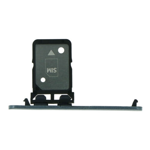 SIM Card Tray with Card Cap for Sony Xperia 10 Plus/XA3 Ultra Single Card Version Silver Premium