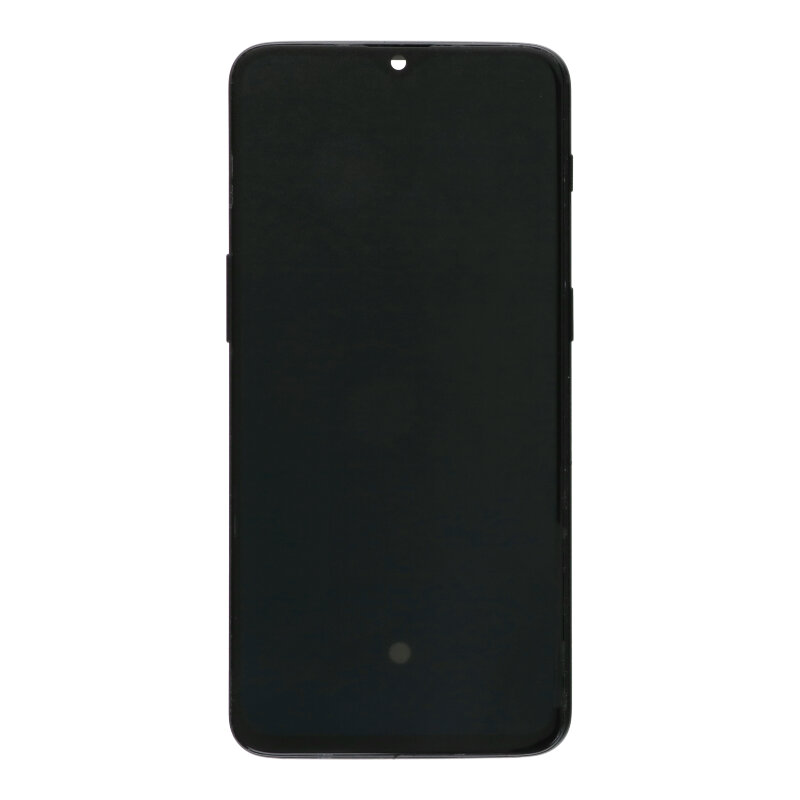 Screen Replacement With Frame for OnePlus 6T Bright black Refurb