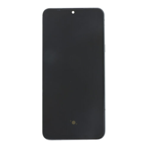 Screen Replacement With Frame for LG G8X ThinQ Black Premium(Third Party Glued)