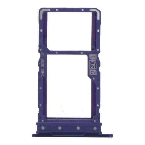 SIM Card Tray for Motorola Moto G9 Power Dual Card Version Purple Premium