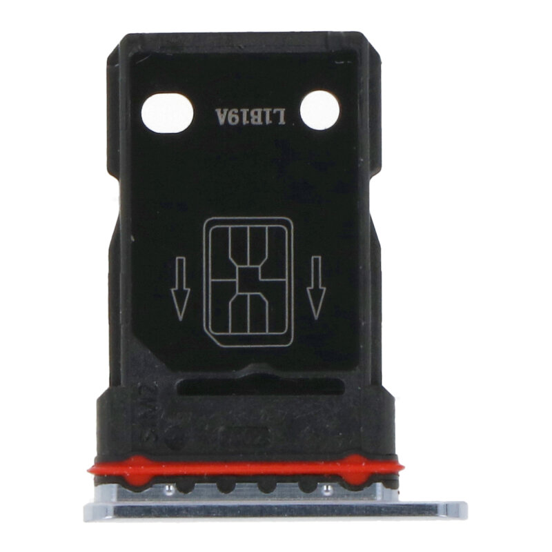 SIM Card Tray for OnePlus 9 Pro Dual Card Version White Premium