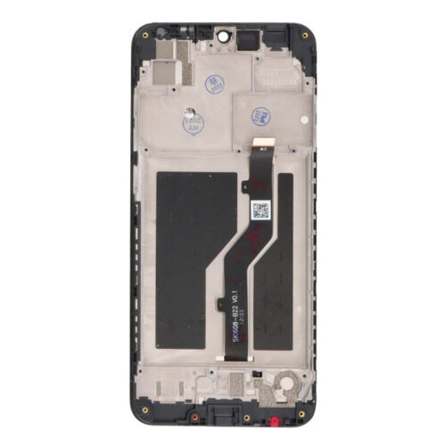 Screen Replacement With Frame for ZTE Blade A5 2020 Black Premium(Third Party Glued)
