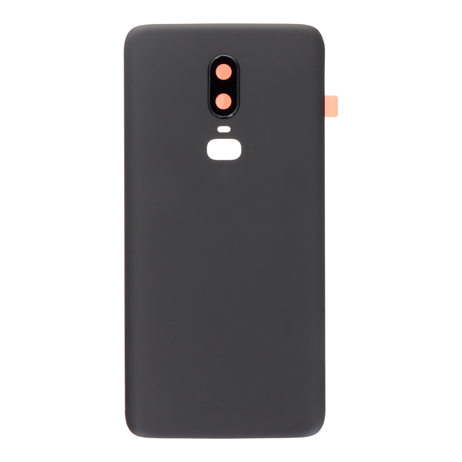 Battery Door + Battery Door Adhesive + Back Camera Lens and Bezel for OnePlus 6 Matte Black OEM
