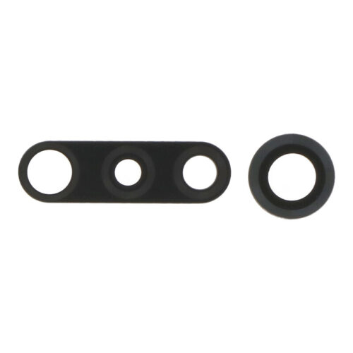 Back Camera Lens for Motorola Moto G8 Power Lite Black HQ 2pcs in one set