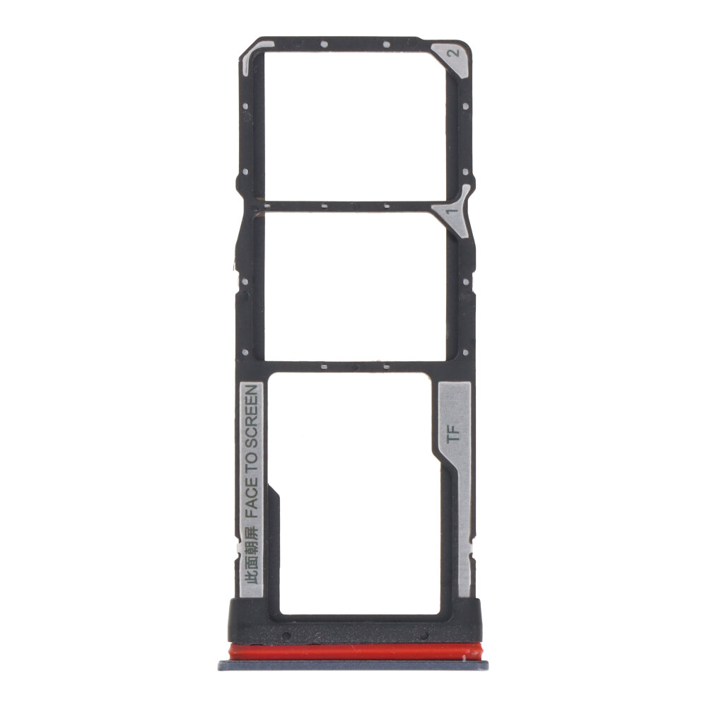 SIM Card Tray for Xiaomi Redmi Note 9 5G Dual Card Version Black Premium