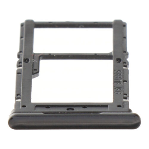 SIM Card Tray for Motorola Moto G8 Power Dual Card Version Black Premium