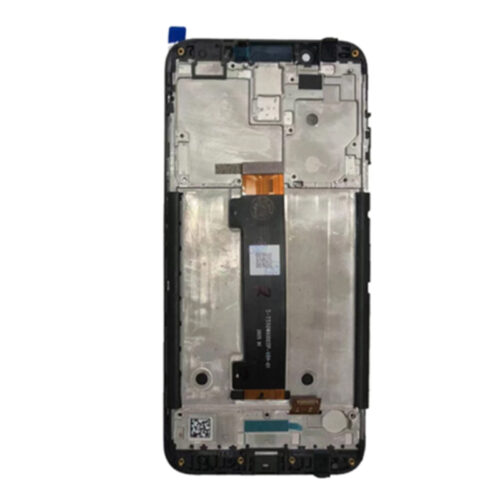 Screen Replacement With Frame for Nokia 2 V Tella/Nokia C2 Tennen/Nokia C2 Tava Black Premium(Third Party Glued)