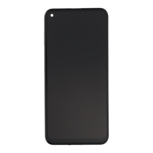 Screen Replacement With Frame for TCL 10 5G Black Premium