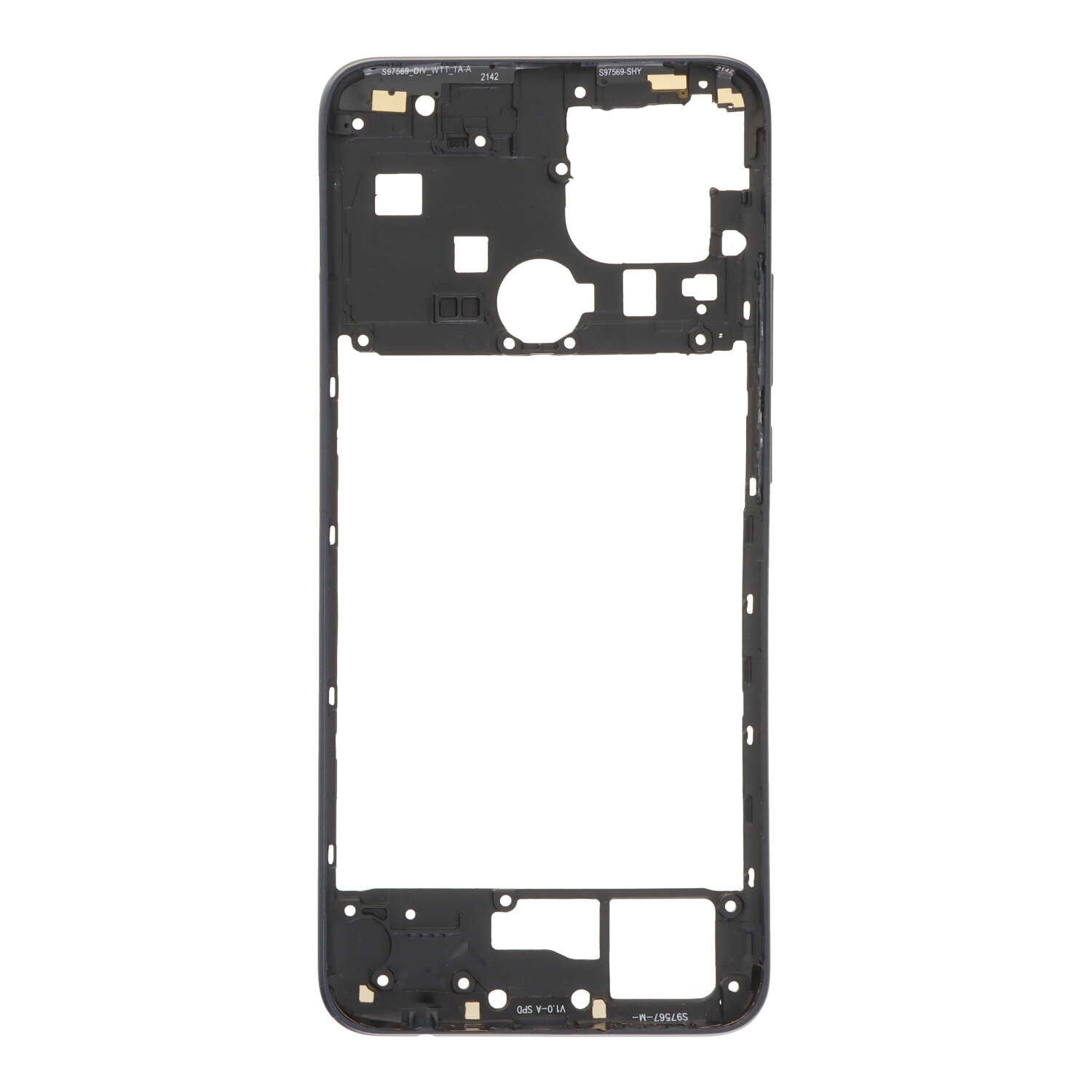 Middle Frame for Oppo A15 CPH2185 Black Premium