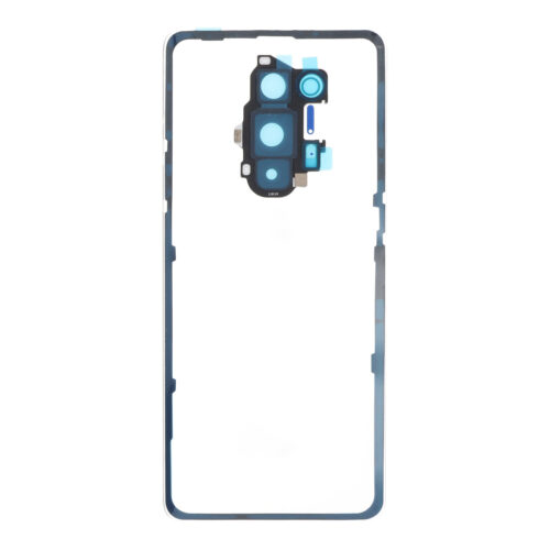 Battery Door + Battery Door Adhesive + Back Camera Lens and Bezel for OnePlus 8 Pro Transparent OEM