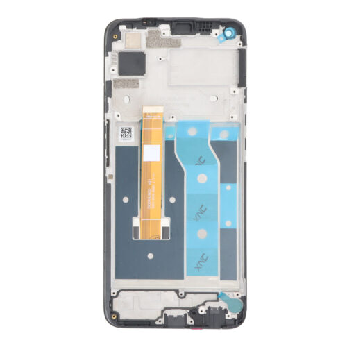 Screen Replacement With Frame for Realme 6 Black Refurb