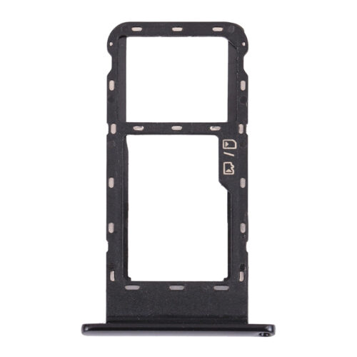 SIM Card Tray for ZTE Blade V2020 Dual Card Version Black Premium