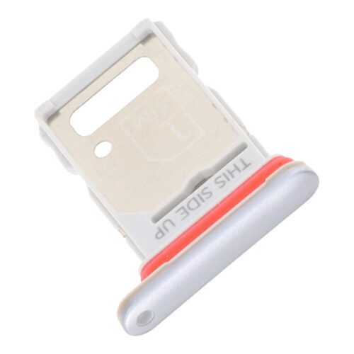 SIM Card Tray for Motorola Edge X30 XT-2201 Dual Card Version Silver Premium