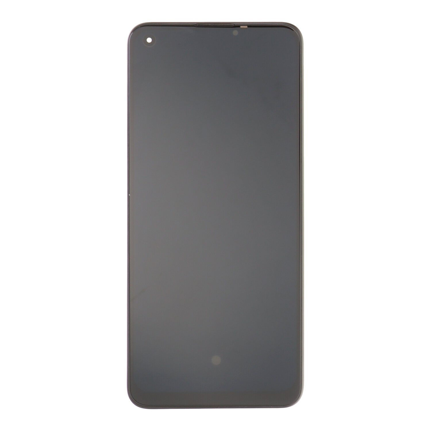 Screen Replacement With Frame for Realme 8 4G Black Premium(Third Party Glued)