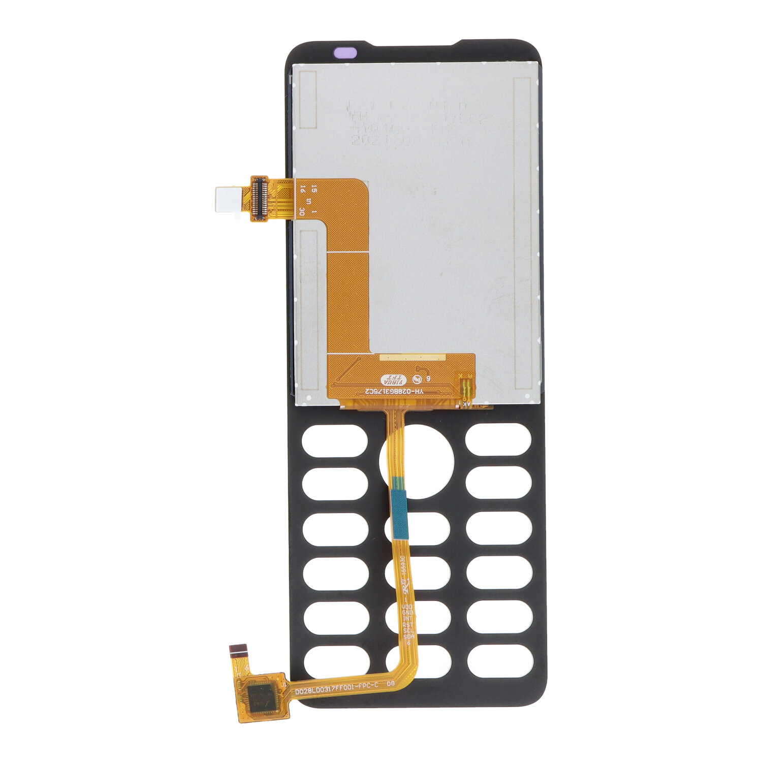 Screen Replacement for Qin F21 Pro/F30 Black Premium