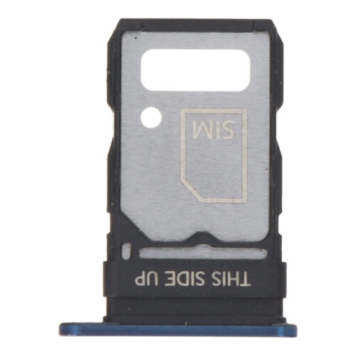 SIM Card Tray for Motorola Edge 2021 Single Card Version Blue Premium